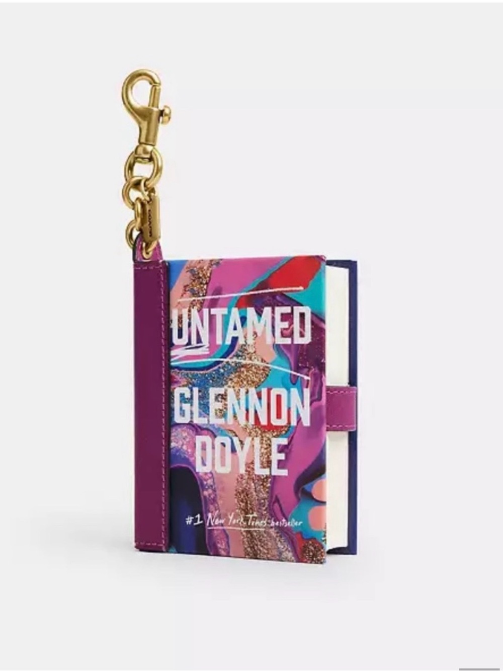 Coach Book Bag Charm—Untamed by Glennon Doyle—NWT